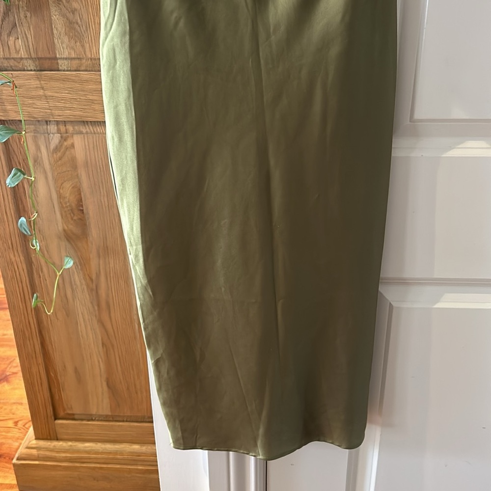 House of CB Olive Green Corset Midi Dress - Picture 6 of 16